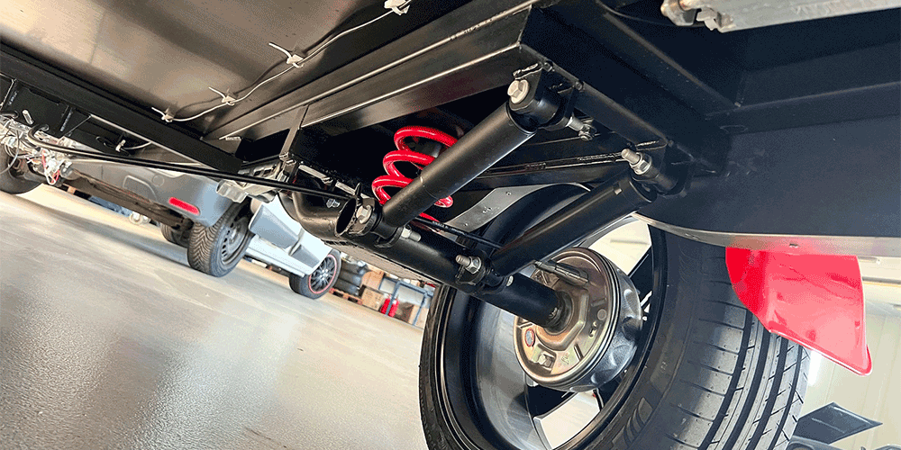 CarbonTear Wohnwagen HECS-Fahrwerk